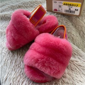 BABY UGG FLUFF YEAH SLIDES - BNWB never worn. With original box.